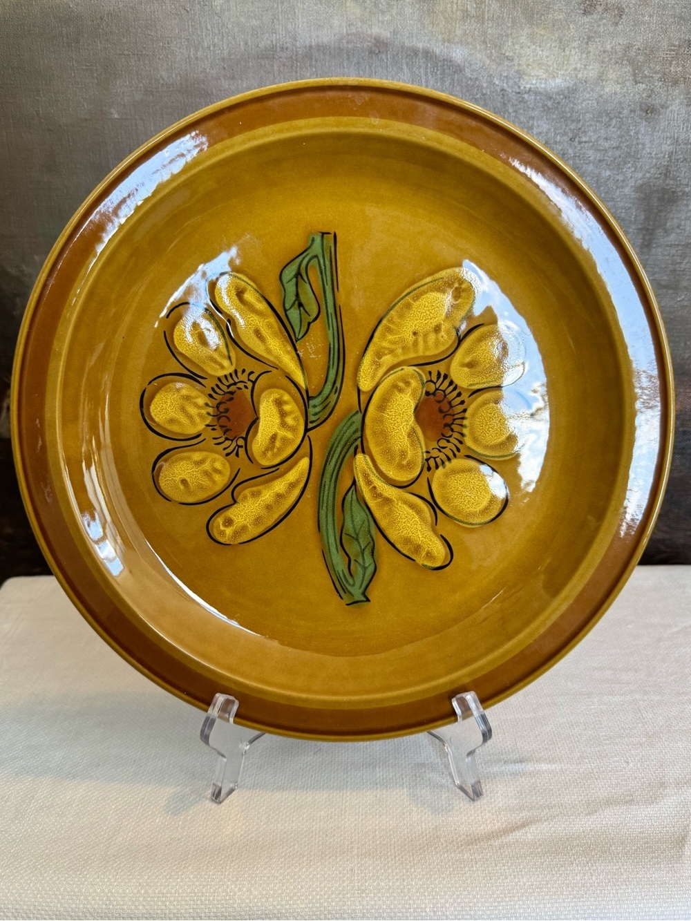 Vintage The International Stoneware Japan Calypso Serving Plate Platter